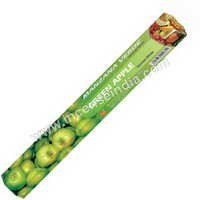 Green Apple Incense Sticks - Charcoal Material, 8-10 Inch Length | Pure Fruity Fragrance, Eco-friendly, Anti-odour, Aromatic For Temples And Homes