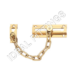 Solid Brass Door Chain Guard