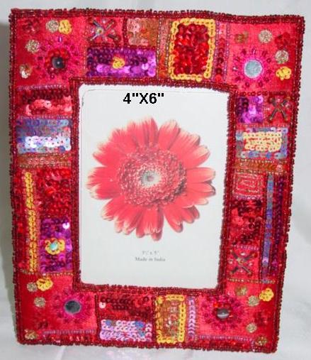 Embroidered Photo Frame