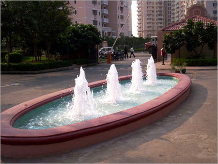 Geyser Fountain - Fiber Reinforced Polymer, Variable Dimensions, LED Lighting | Relaxation, Eco-Friendly, Adjustable Flow