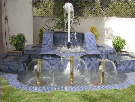 Bell Jet With Foam - Stone & Metal, Variable Dimensions | Multiple Nozzles, Water Pump Included, Customizable Design