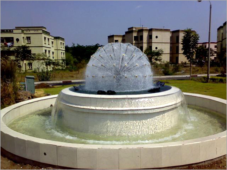 Half Dandeliyan With Case Cad - Fiberglass, Variable Dimensions, Smooth Finish | Water Feature, Relaxing Ambiance, Durable Design, Easy Installation