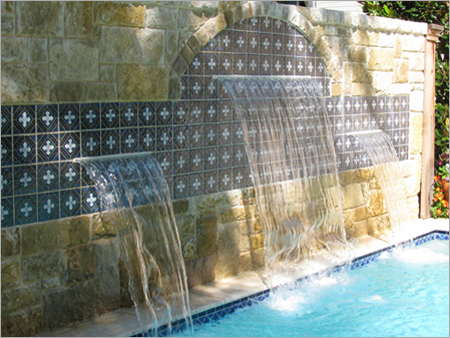 Water Sheet - Ceramic Tile, Customizable Dimensions, Adjustable Water Flow | Relaxing Ambiance, Easy Installation, Durable Material