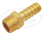 Brass Hose Nipple Male (BSP x Hose)