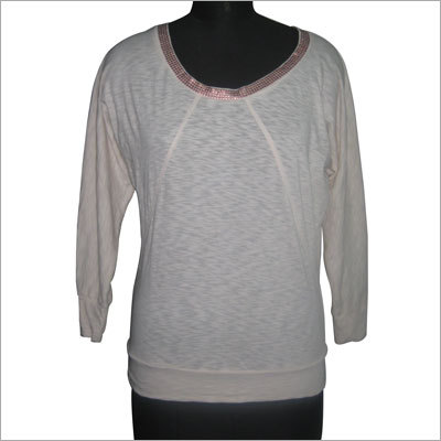 Full Sleeve Top - Cotton Blend, Multiple Sizes, Off-White | Soft Fabric, Stylish Design, Comfortable Fit