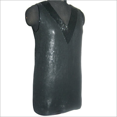Sequin Sleeveless Tops