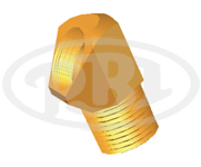 Inverted Flare Connector Elbow 45A