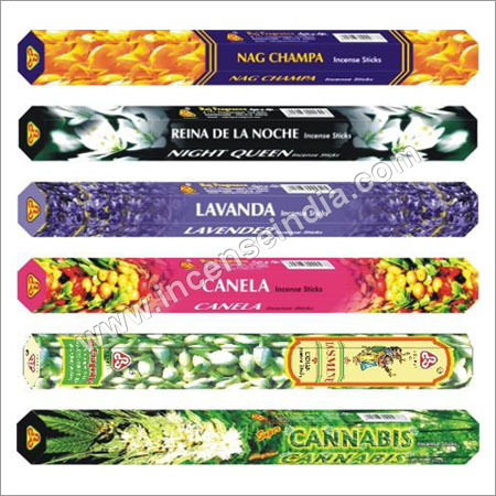 Solid Floral Incense Square Boxes & Packs