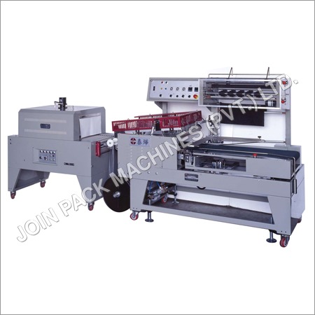 Fully Automatic L-Sealer With Shrink Tunnel - Color: Grey And White