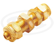 P. U. Bulk-Head Assembly (Tube OD x Tube OD)