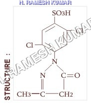 1(2.5 DICHLORO 4-SULFO) PHENYL 3-METHYL 5 PYRAZOLONE (2.5 DCSPMP)