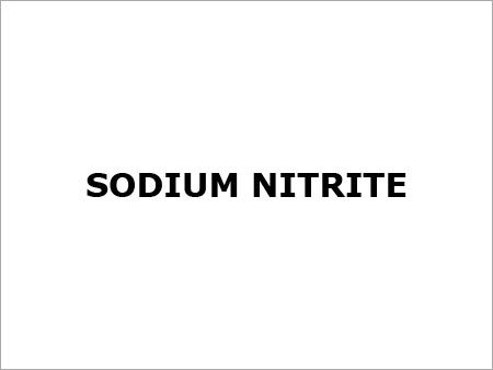 Sodium Nitrite Sodium Nitrite