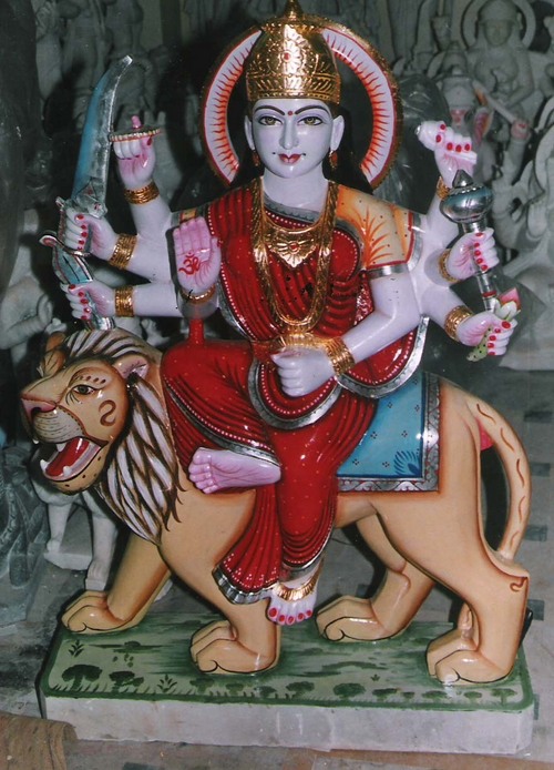 Durga Statue in  Marble
