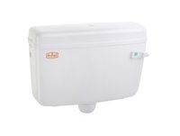 White Toilet Flushing Cistern