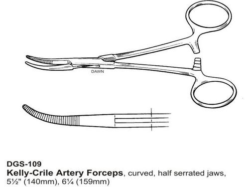 Kelly-Crile Artery Foreceps
