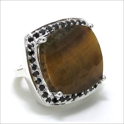 Multi Stone Silver Rings