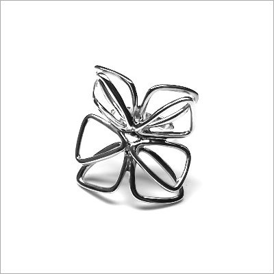 Designer Plain Silver Rings