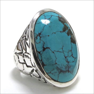 Designer Single Stone Silver Rings