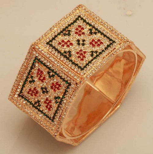 Multicoloured Stone Bangles