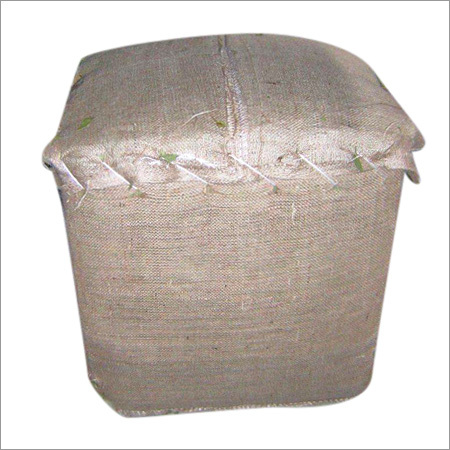 Hessian Box Bag with Lid.