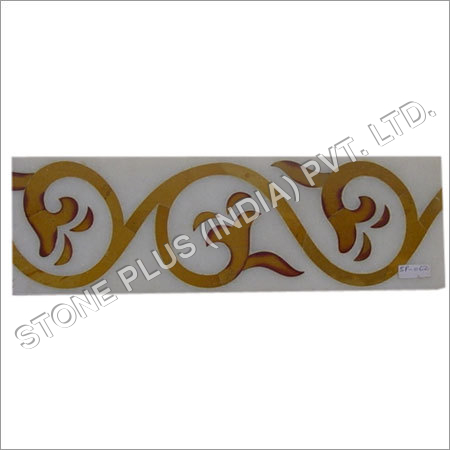 White Marble Inlay Border