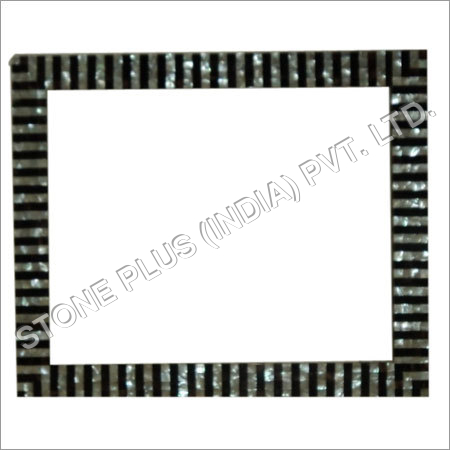 Marble Inlay Mirror Frame