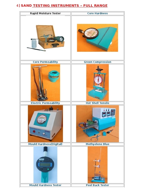 Foundry Sand Testing Equipment
