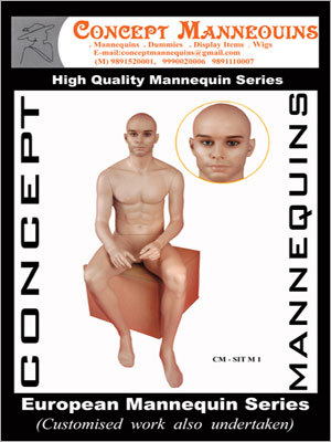Male Sitting  Mannequins