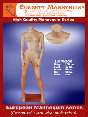 Headless Standing mannequins