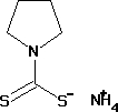 Pyrrolidine-1-dithiocarboxylic acid ammonium salt
