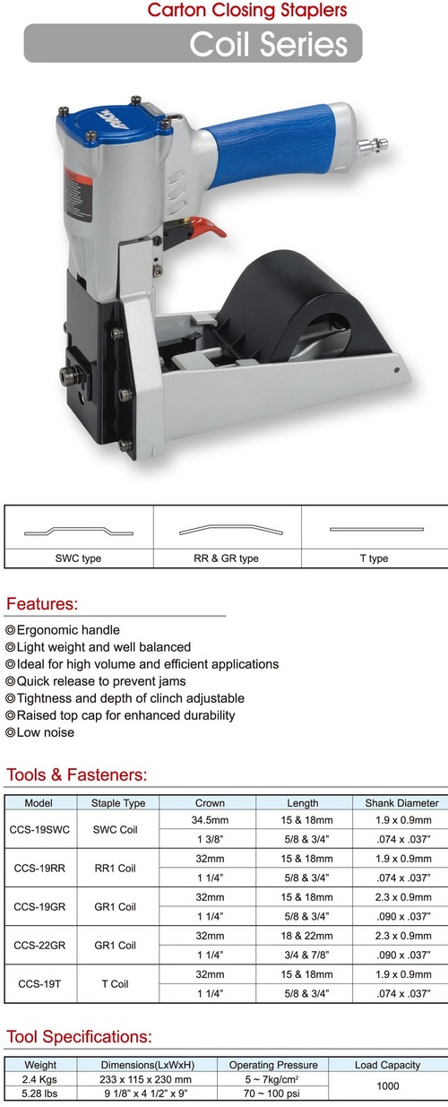 Carton Closing Stapler