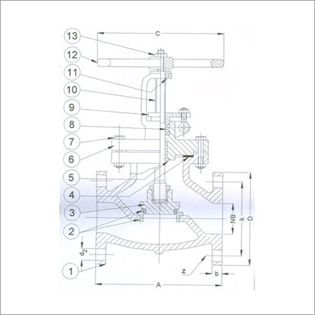 Structure Globe Valve