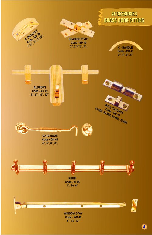 Brass Door Fittings Accessories