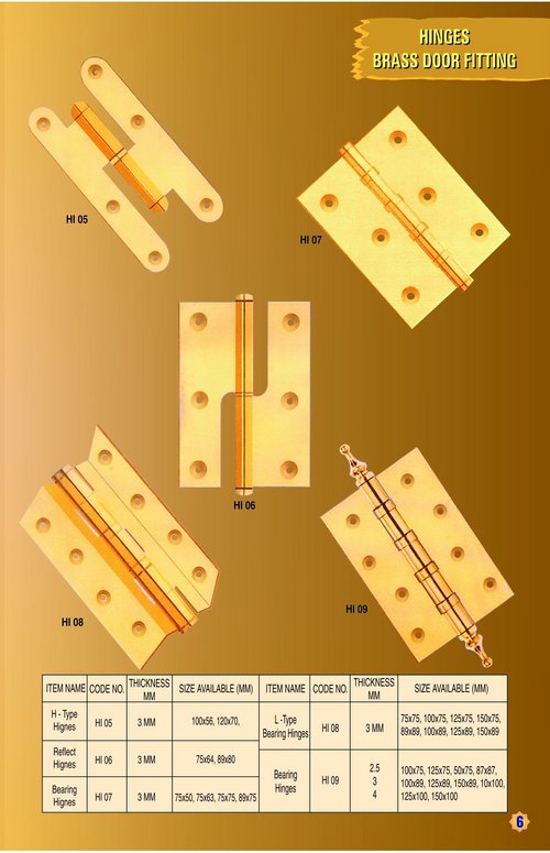 Brass Door Hinges