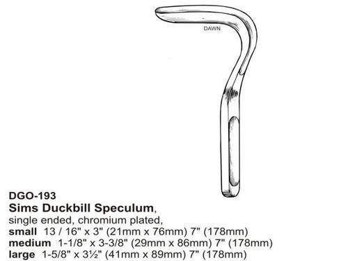 Sims Duckbill Speculum Dimension(L*W*H): 178 Millimeter (Mm)