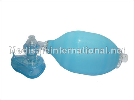 Silicone Resuscitator - Adult (Blue Color)