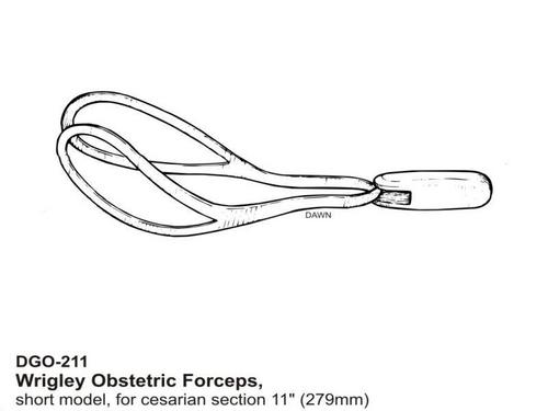 Wrigley Obstetric Foreceps Dimension(L*W*H): 279 Millimeter (Mm)