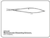 Steel  Microvascular Dissecting Scissors