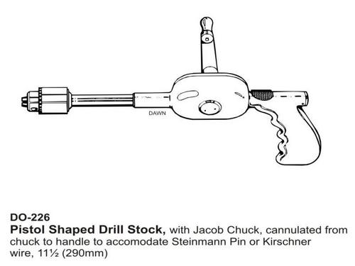  Pistol Shaped Drill Stock