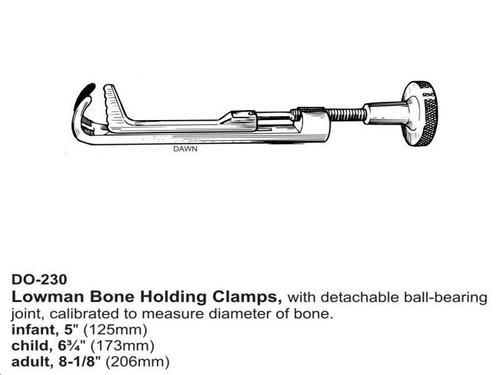 Steel  Lowman Bone Holding Clamps 