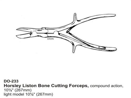 Steel Horsley Liston Bone Cutting Foreceps