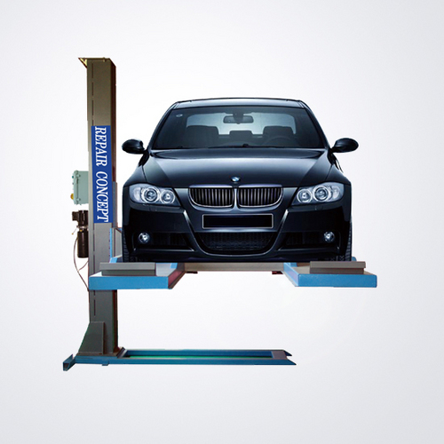 Single post car lift