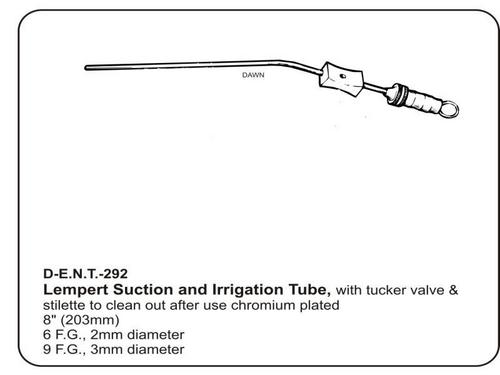Lempert Suction and Irrigation Tube 