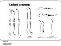  Amalgam Condensers Amalgam Pluggers 