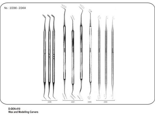 Stainless Steel Wax And Modelling Carvers