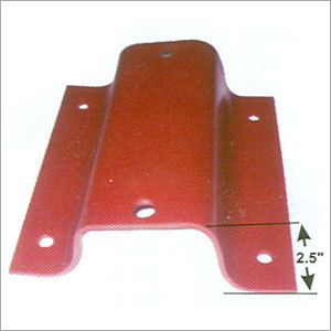 Centre Bearing Base Plate - Steel, 2.5" Height, Red | Durable, Corrosion Resistant, Precise Fit, Easy Installation