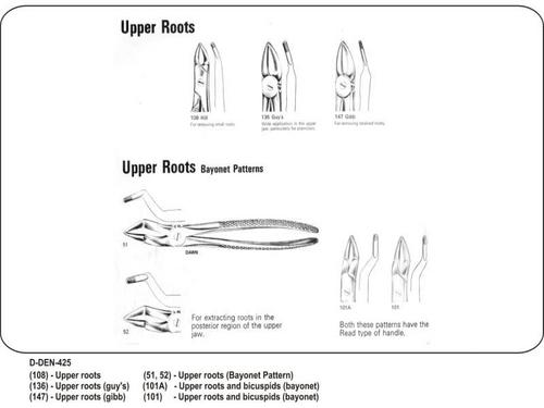 Upper Roots and Upper Roots (Bayonet Pattern)