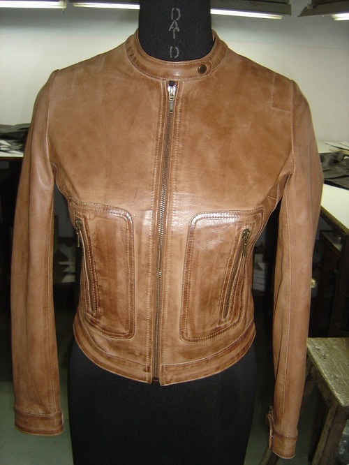Leather Jackets - Genuine Leather, Brown, XS-XXL | Zipper Closure, Multiple Pockets, Polyester Lining, Classic Style, Durable, Comfortable