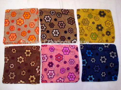 Printed silk stoles