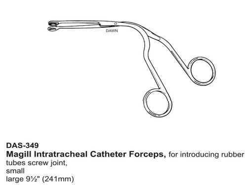 Steel Magill Intratracheal Catheter Forceps